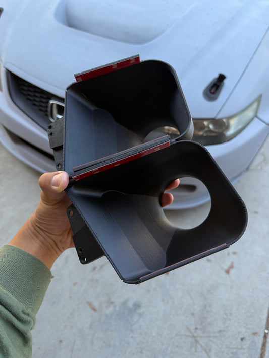 06-08 TSX/CL9/CL7 Brake Cooling Fog Light Ducts (3" Outlet)