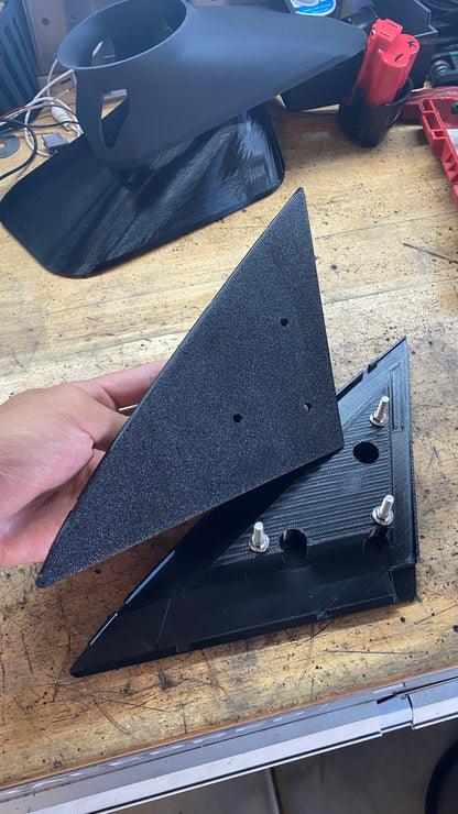 TSX/CL9 Craft Square Style Carbon Fiber Mirrors