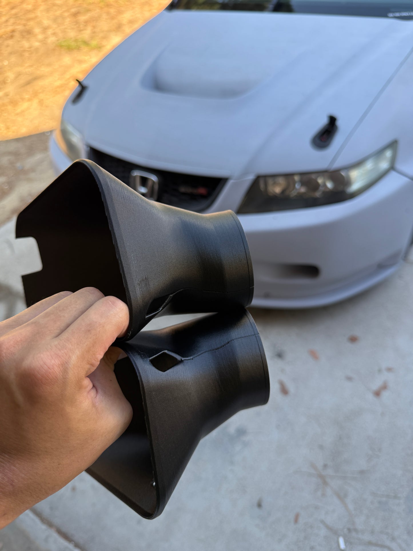 03-05 TSX/CL9/CL7 Brake Cooling Fog Light Ducts (3" Outlet) for Stock, Mugen, A-Spec Lip