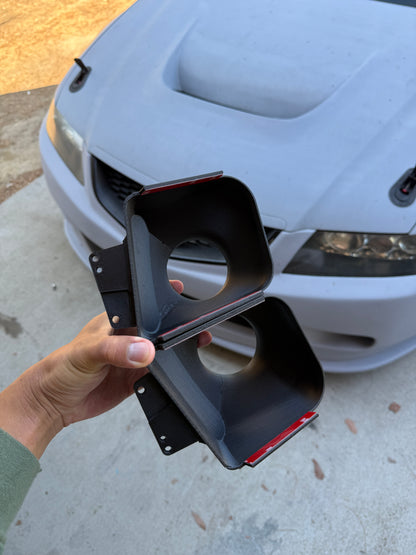 06-08 TSX/CL9/CL7 Brake Cooling Fog Light Ducts (3" Outlet)