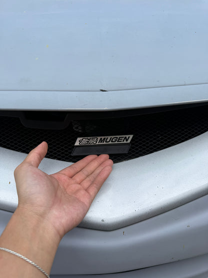 Small Mugen emblem backing plate