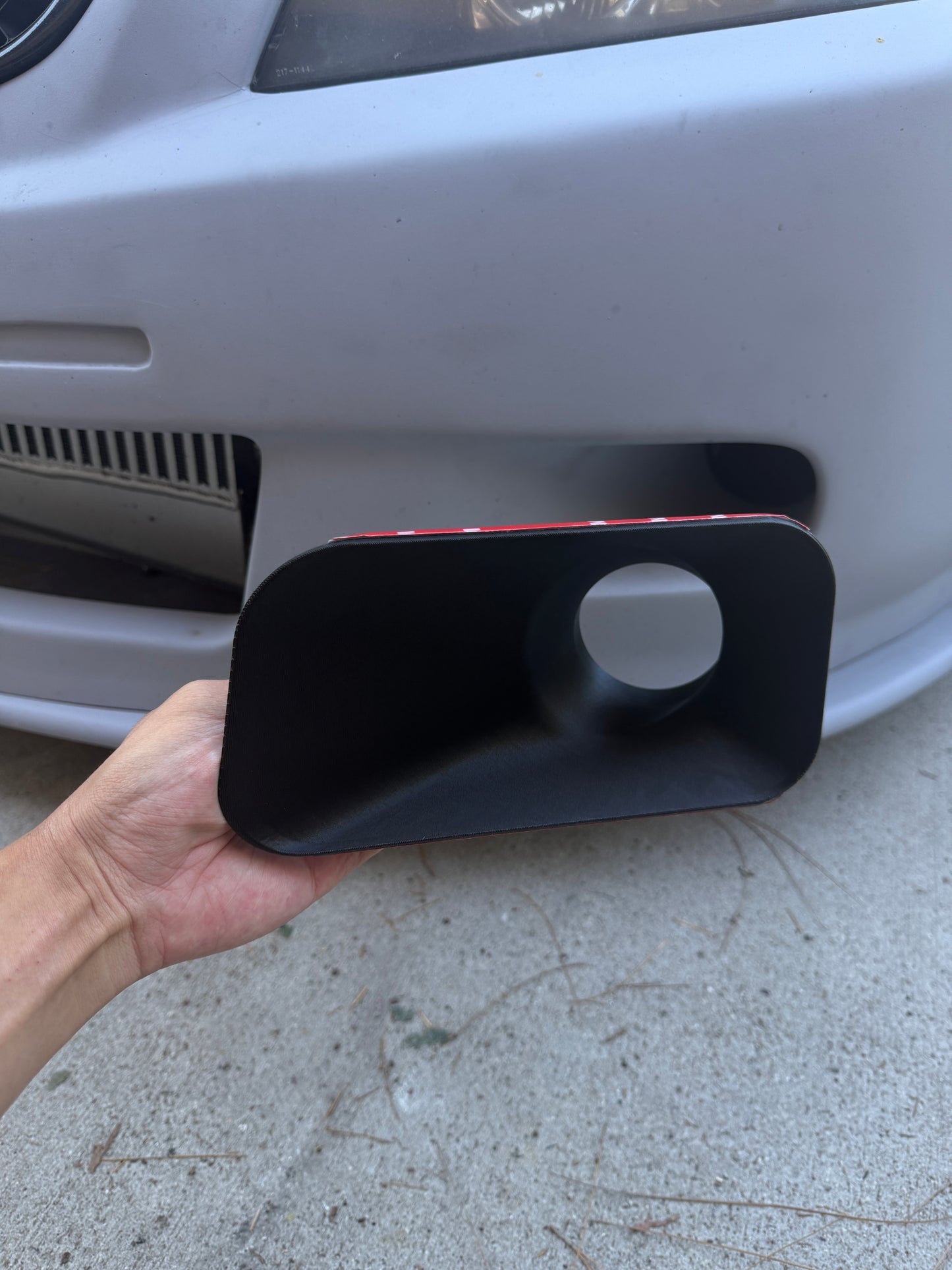 03-05 TSX/CL9/CL7 Brake Cooling Fog Light Ducts (3" Outlet) for Stock, Mugen, A-Spec Lip