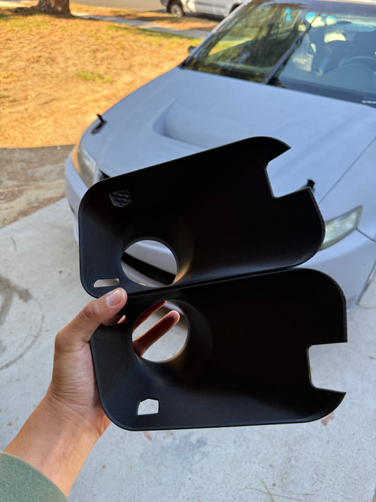 03-05 TSX/CL9/CL7 Brake Cooling Fog Light Ducts (3" Outlet) for Stock, Mugen, A-Spec Lip
