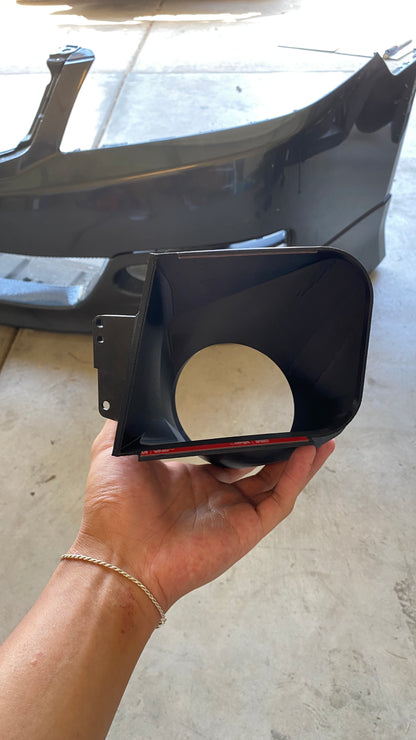 06-08 CL9/CL7 Fog Light Ducts adapted for BRC and CT Cold Air Intake