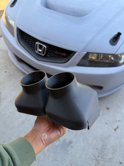 06-08 TSX/CL9/CL7 Brake Cooling Fog Light Ducts (3" Outlet)