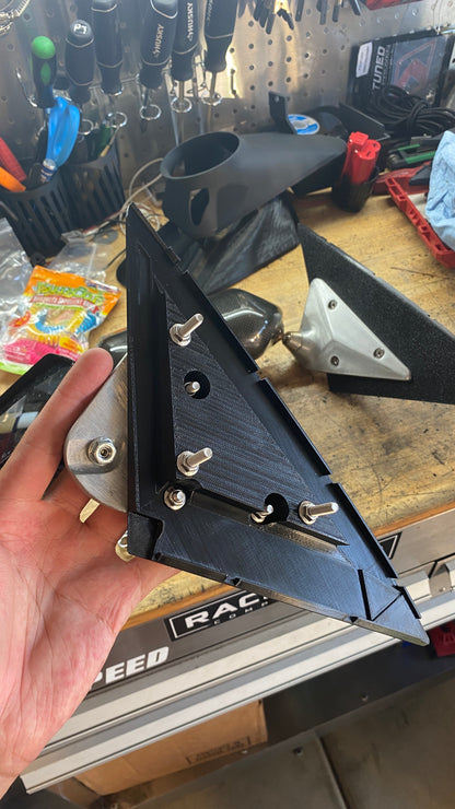 TSX/CL9 Craft Square Style Carbon Fiber Mirrors