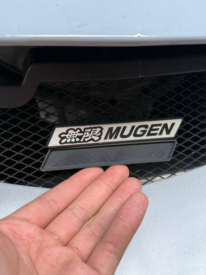 Small Mugen emblem backing plate