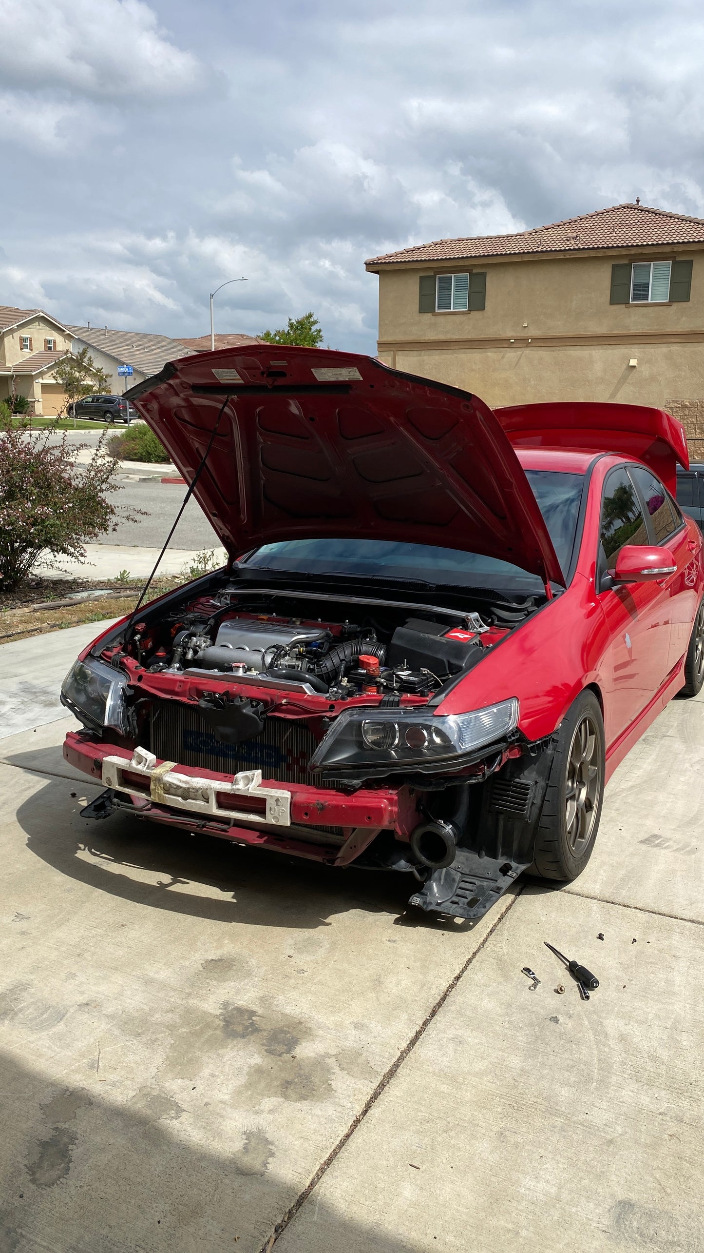 TSX Cold Air Intake for stock filter box