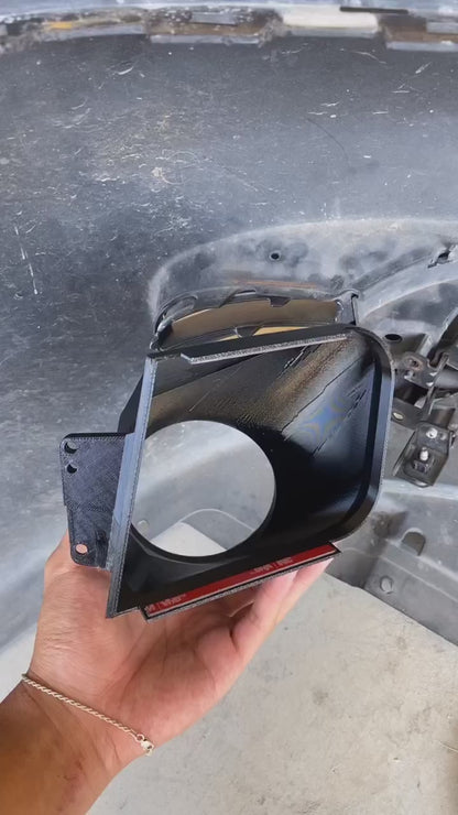 06-08 CL9/CL7 Fog Light Ducts adapted for BRC and CT Cold Air Intake