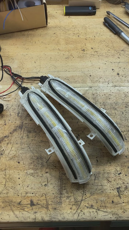 White LED Mirror Signals Acura TSX