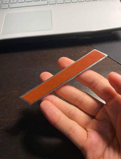 Small Mugen emblem backing plate