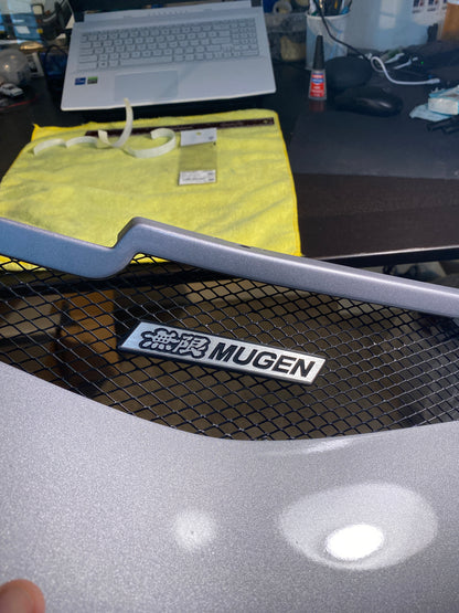 Small Mugen emblem backing plate